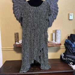 Signature Collection Polka Dot High Low Dress
