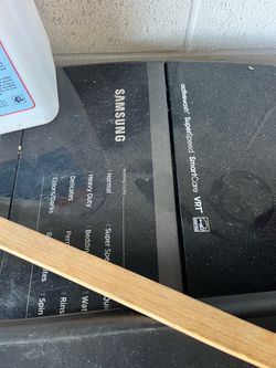 Samsung washer black
