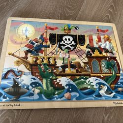 Melissa And Doug Wooden Jigsaw Puzzle 48 Pieces