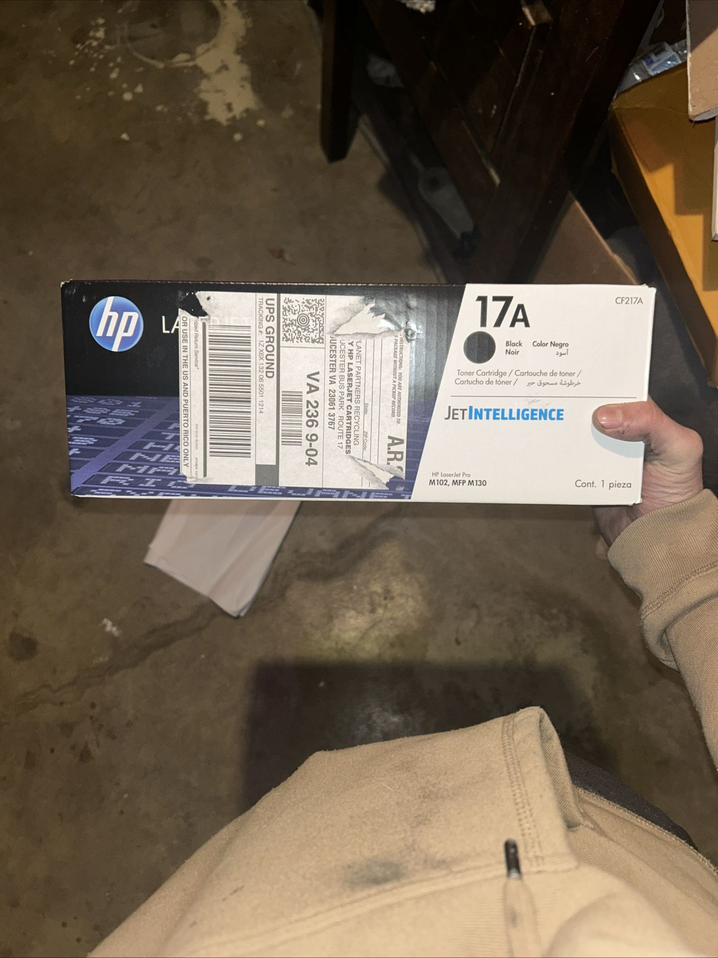 HP 17A CF217A Printer Toner Cartridge Black Works with HP LaserJet Pro M102 M130