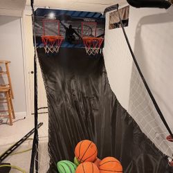 Double Basketball Set