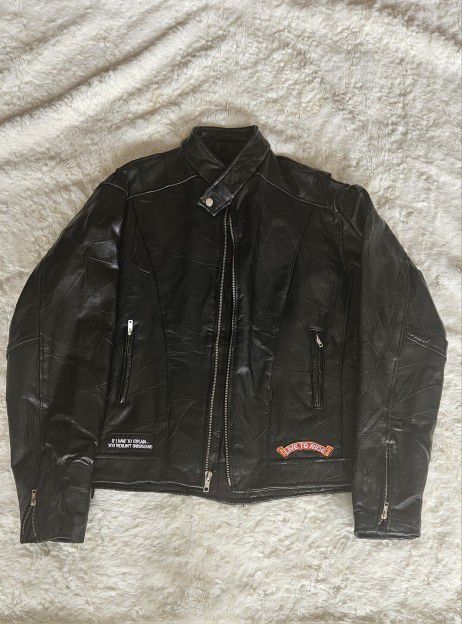 Xtra Large Riding Leather Jacket.