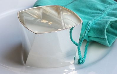 Tiffany & Co TORQUE Sterling Silver bangle box/bag/original receipt from Tiffany in Boca
