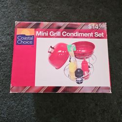 Mini Grill Condiments Set