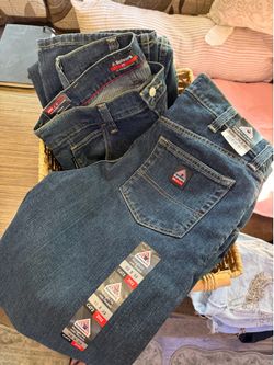 2 New Bulwark FR Jeans Men’s 32x32 Straight Fit Stretch Denim CAT2 2112