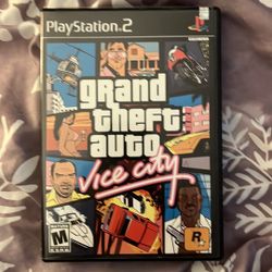 Grand Theft Auto Vice City Video Game For PS2