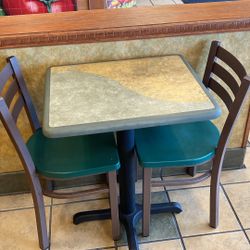 Table With 2 Chairs 