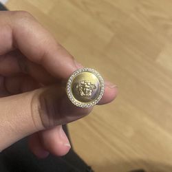 versace gold ring , 