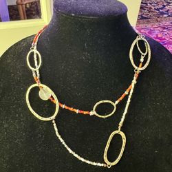 Unique Handmade Silver Necklace 