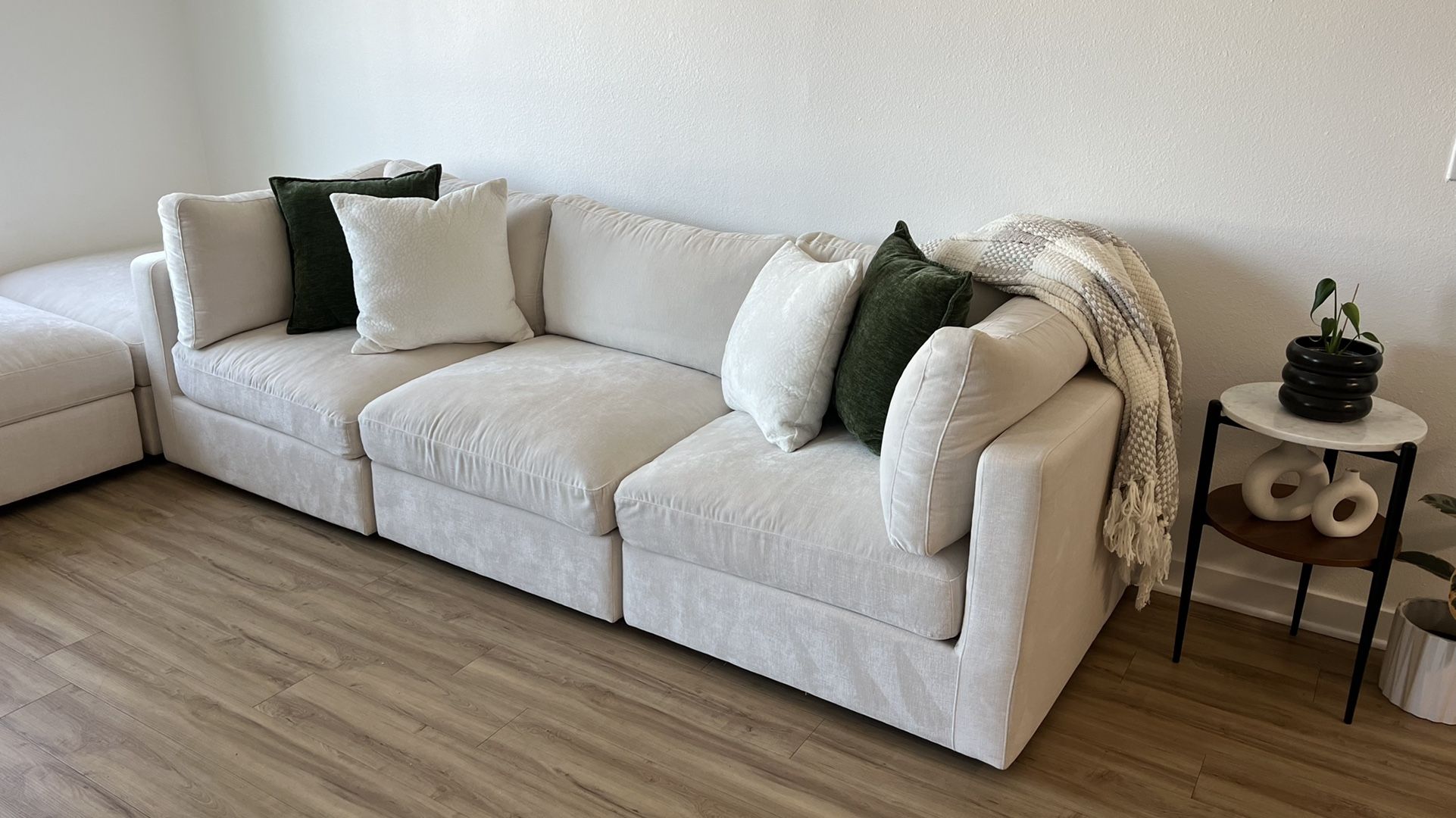 Couch with Ottomans