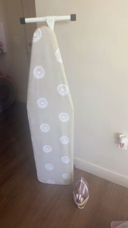 Iron and ironing board