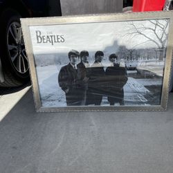 Large Vintage Beatles Portrait 