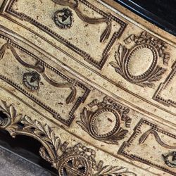 Unique serpentine dresser - chest