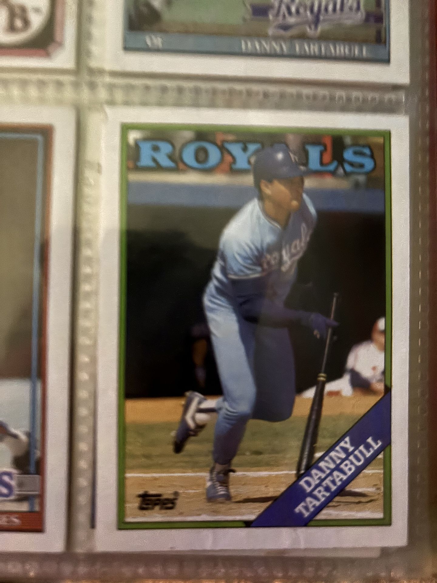 Topps #724 Royals Danny Tartabull baseball card #baseball #80sbaseball