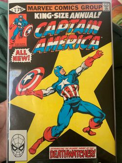 1981 Captain America 5 King Size Annual