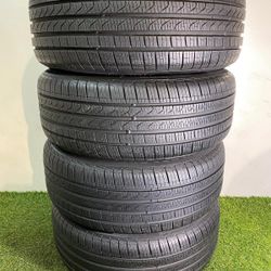 195 55 16    Pirelli Cinturato P7 Run Flat  4 Used Tires 90% Life 