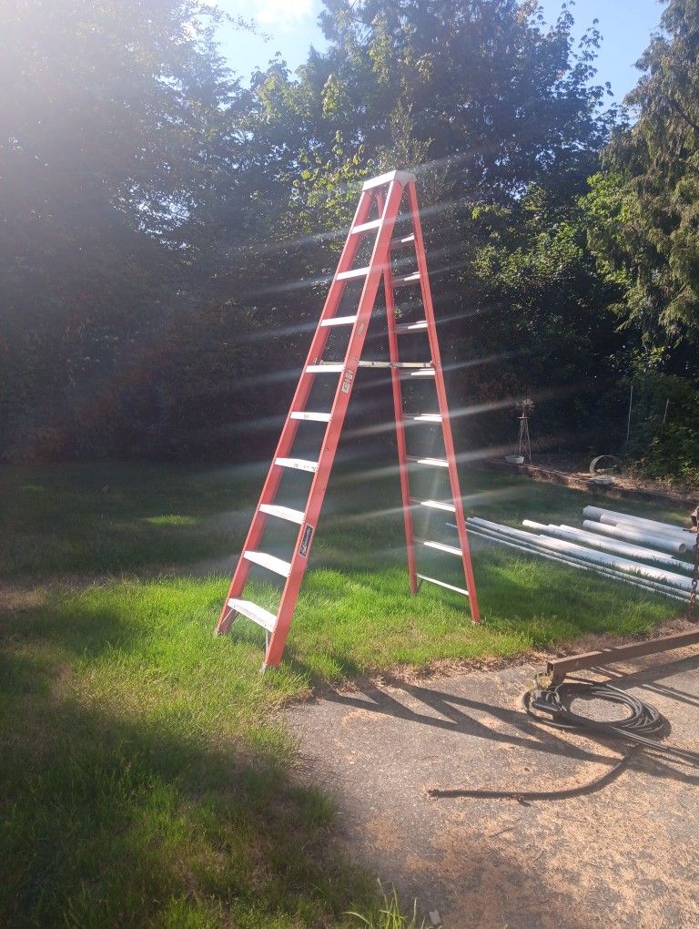 10 Ft Fiberglass Step Ladder