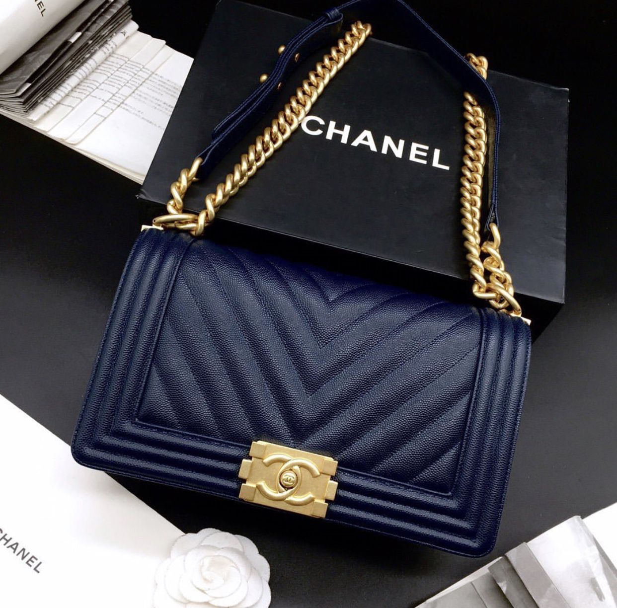 Blue Chanel Bag for Sale in Los Angeles, CA - OfferUp