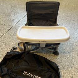 Pop And Sit Booster Seat With Tray