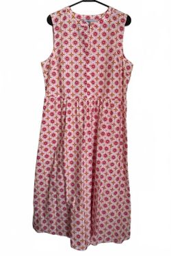 Croft and Barrow NEW Sun Dress Size Medium Sleeveless Pink Spring Summer Beach