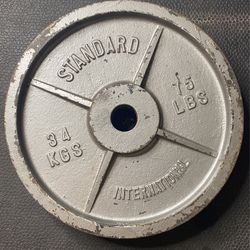 75lb Standard Weight Plate Pair