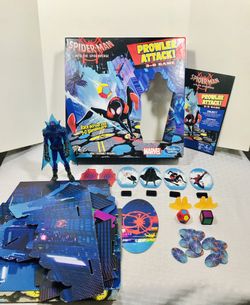 2018 Hasbro Spiderman Spiderverse 3D Board Game Prowler Attack