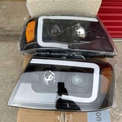04-08 Ford F-150 LED Headlights faros lights luces calaveras micas