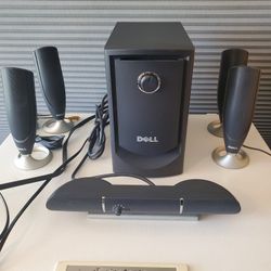 Dell MMS 5650 5.1 Surround sound computer speaker system home theater 100 W