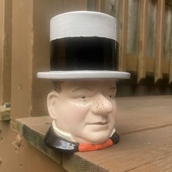 Vintage Hand Painted W.C. Fields Ceramic Mug - Like New