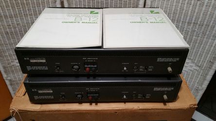 LUXMAN B -12= 180 WATT MONO AMPS.