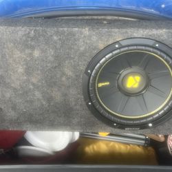 12 Inch Kicker Subwoofer Ported Box