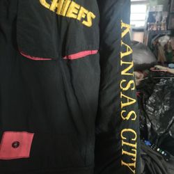 PUFFED HOODED COAT KANSAS CITY CHIEF