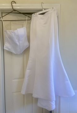 White Wedding Dress/Evening Gown