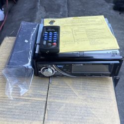 Panasonic CQ C700U Receiver + 3D Dot Display Faceplate Harness