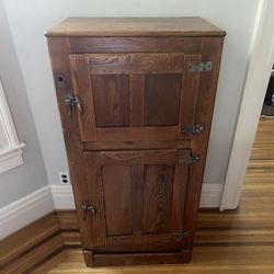 Ice Chest Antique Vintage Antique Oak Ice Box Chest Fridge For