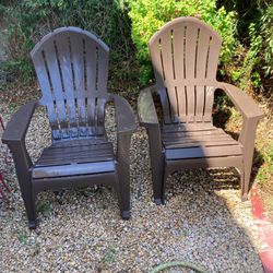 Resin Outdoor Chairs 
