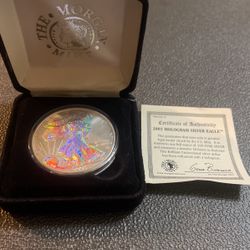 2003 Silver Eagle Hologram 