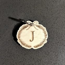 Wreath Wooden Keychains 