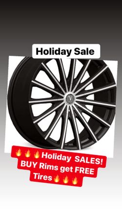 🔥🔥🔥Holiday SALES! BUY Rims get FREE Tires🔥🔥🔥(only 50 down payment / no credit needed )