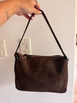 Clare V Fleurine Bag - Chocolate Suede