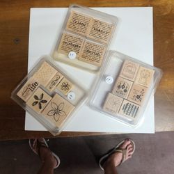 Crafting Rubber STAMPS 3 Large Oaks