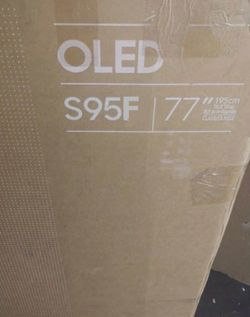Samsung - 77” Class S95F Series OLED 4K UHD SamsungVision AI Smart Tizen TV