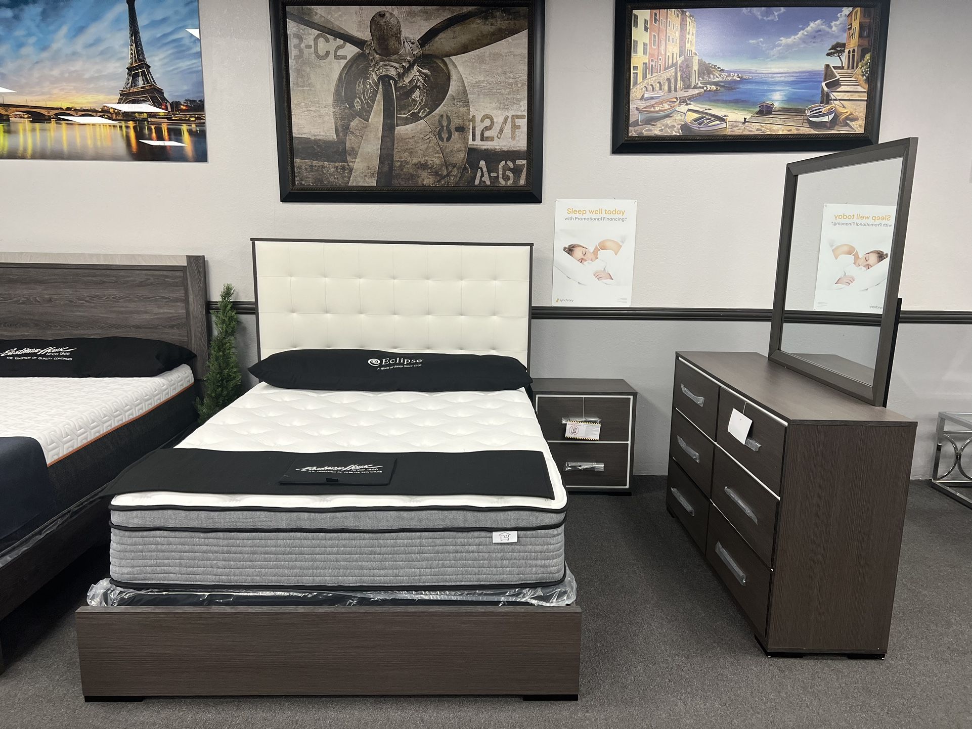 4PC Queen Bedroom Set