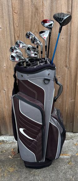 NIKE VRs NexCOR golf set (NIKE Driver+3w+3hybrid+4i-pw+aw+putter+bag)
