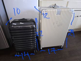 Two Hardshell Spinner Suitcases Set par de maletas