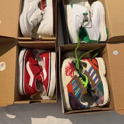 Size 5c Nike, Adidas, vans 