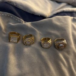 Fake Gold Ring Collection