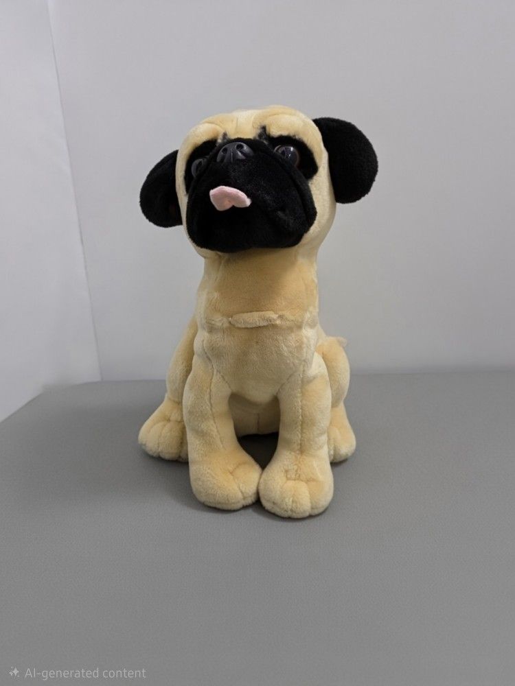 Tiger Tale Toys Pippen The Pug Large Dog Stuffed Animal Plush Dog
