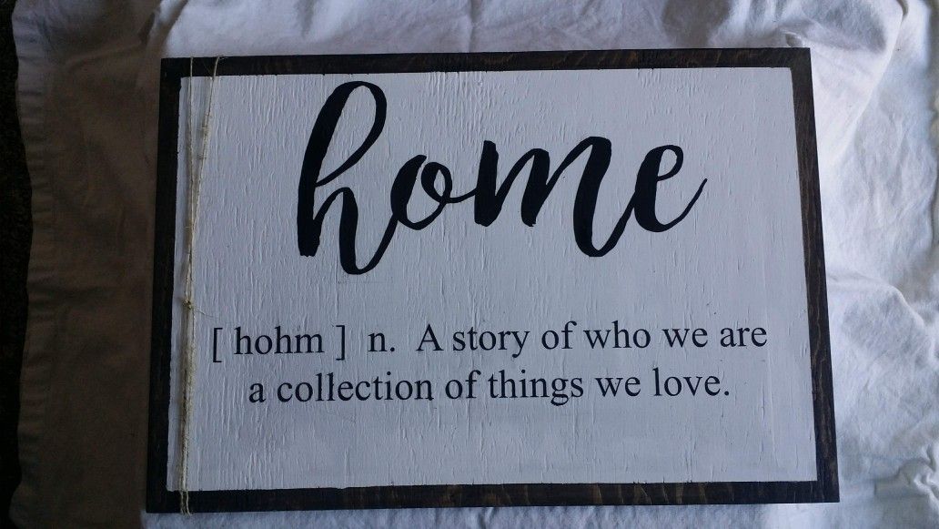 Wood signs