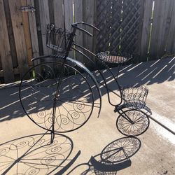Vintage Tricycle Garden Plant Holder